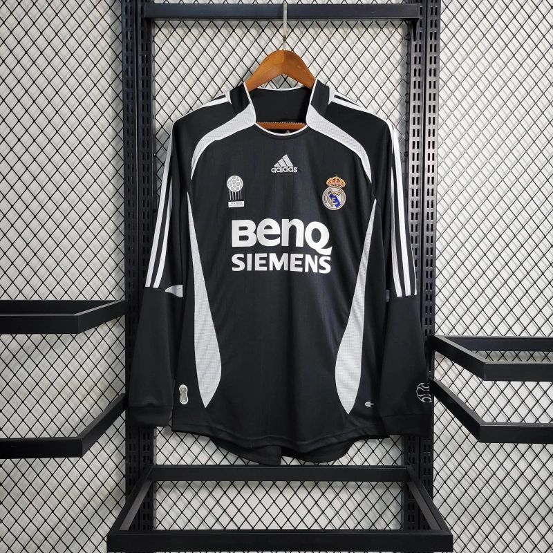 Retro 06/07 Real Madrid Two Guest Long Sleeve Size S-XXL