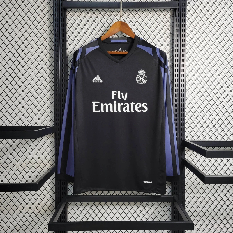 Retro 16/17 Real Madrid Second Away Long Sleeve S-XXL