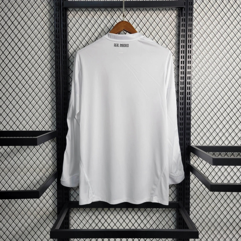 Retro Long Sleeve 10/11 Real Madrid Home Size S-XXL
