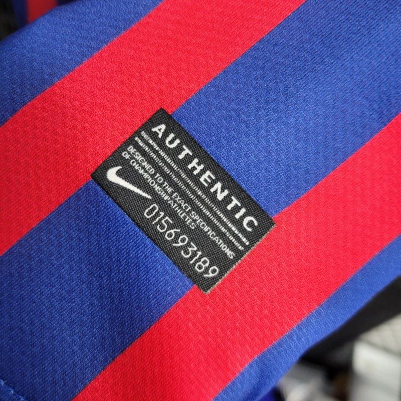 Retro Long Sleeve 11/12 Barcelona Home Size S-XXL