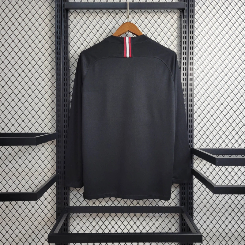Retro Long Sleeve 18/19 PSG Black Champions League Size S-XXL