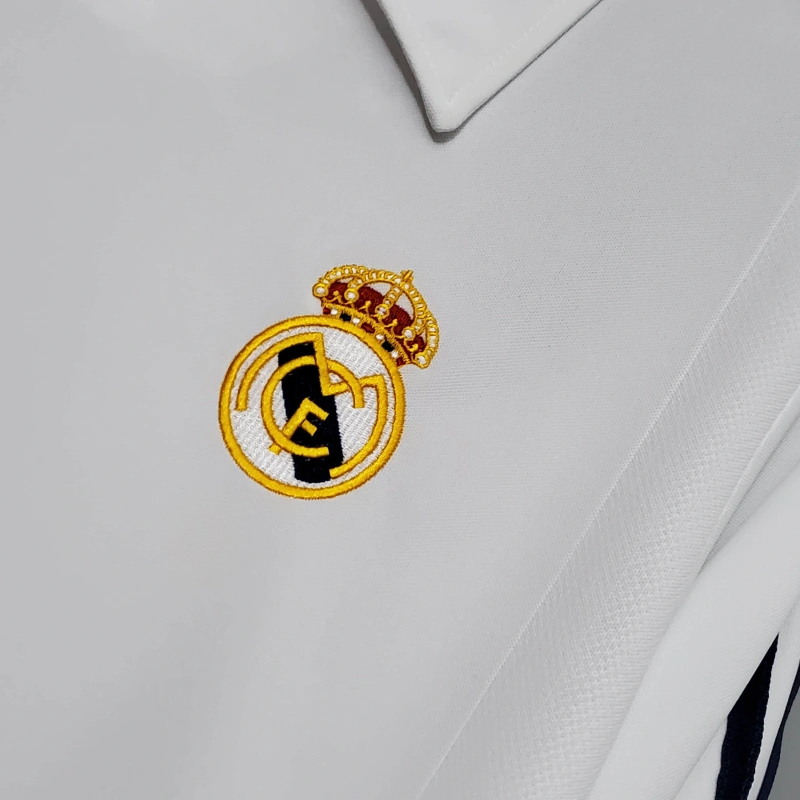 Retro long sleeve 2002 Real Madrid home S-XXL