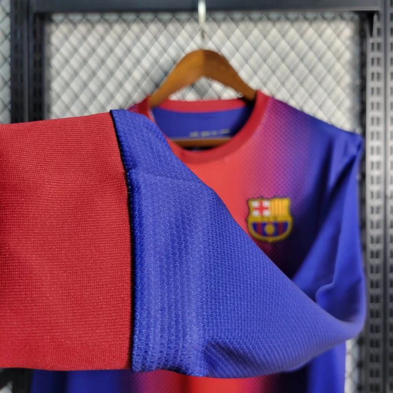 Retro long sleeve Barcelona 12/13 home S-XXL