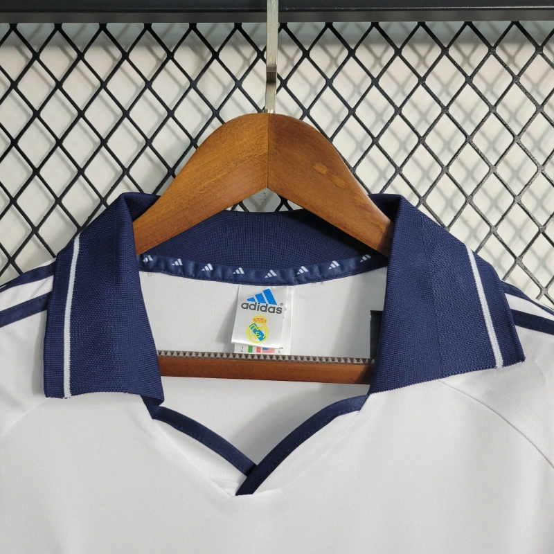 Retro 00/01 Real Madrid Home Size S-XXL