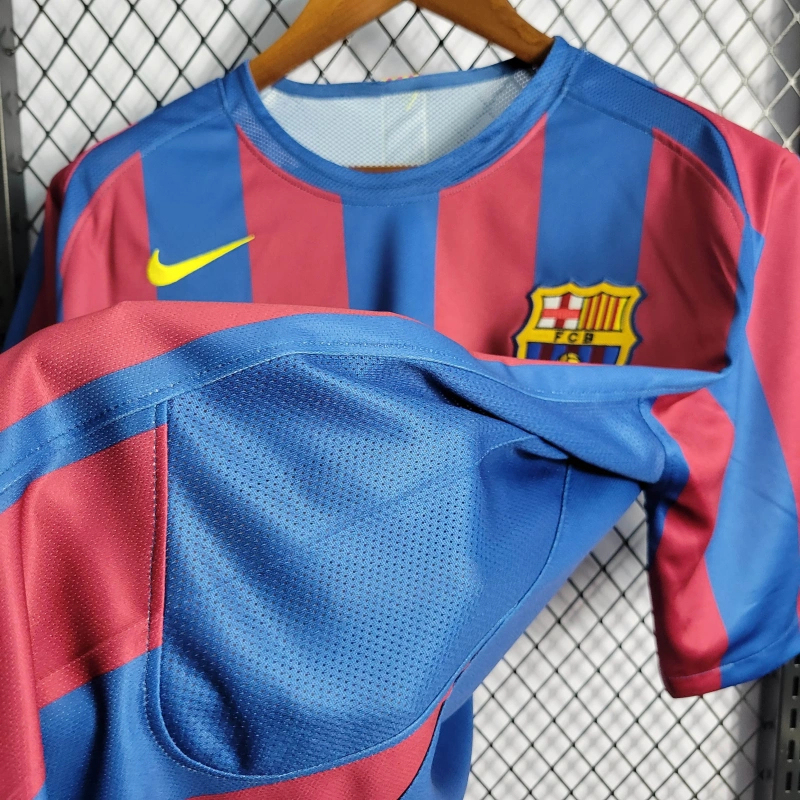 Retro 2006 Barcelona home  Football team shirt Jersey Sports shirt