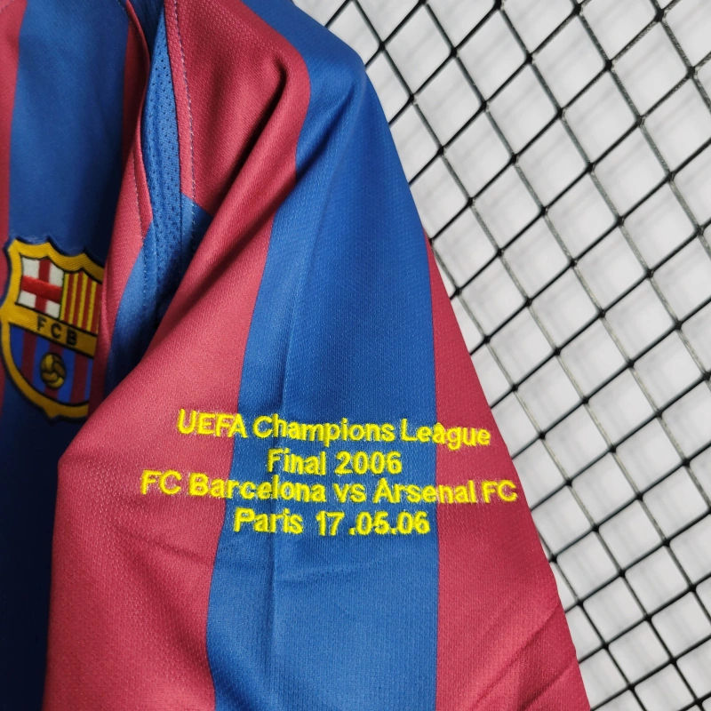 Retro 2006 Barcelona home  Football team shirt Jersey Sports shirt