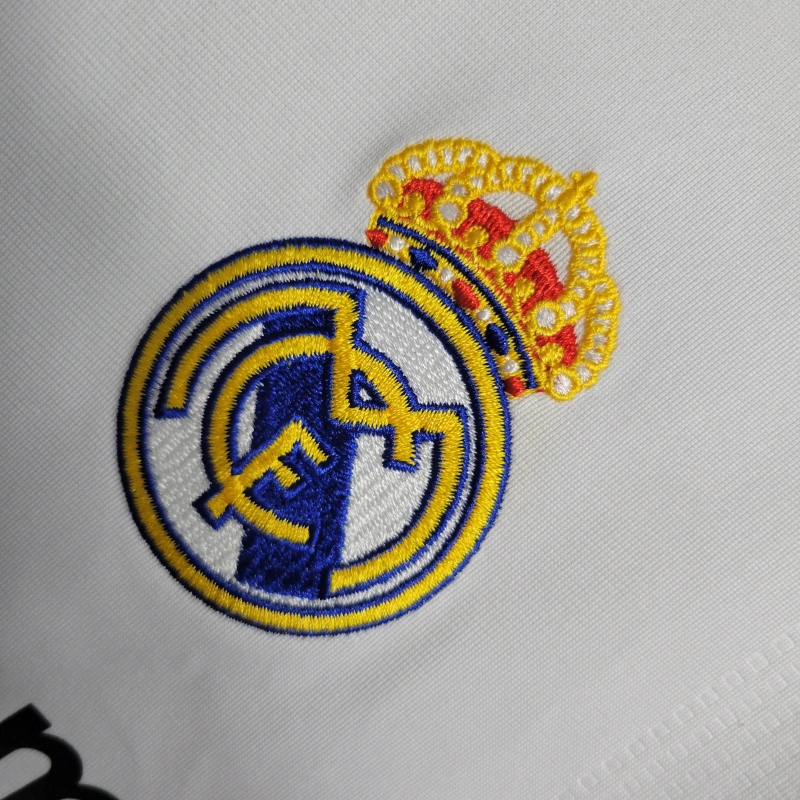 Retro 09/10 Real Madrid Home Long Sleeve Size S-XXL