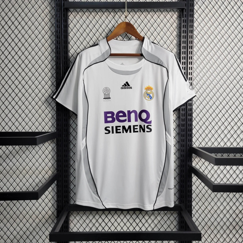 Retro 2006/07 Real Madrid Home Size S-XXL
