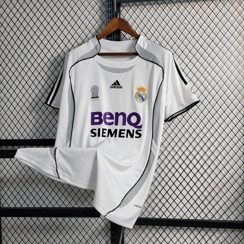Retro 2006/07 Real Madrid Home Size S-XXL