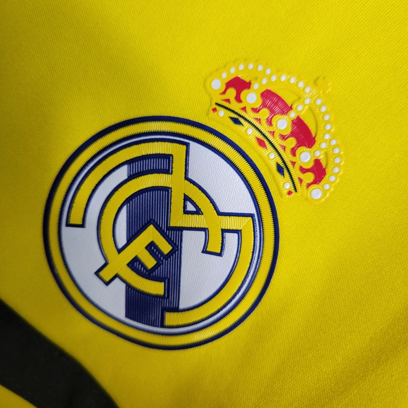 Retro 2011/12 Real Madrid Yellow Goalkeeper Size S-XXL