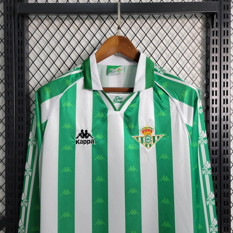 Retro 95/97 Real Betis Home Long Sleeve Size S-XXL