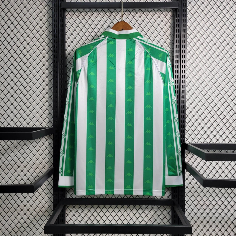 Retro 95/97 Real Betis Home Long Sleeve Size S-XXL