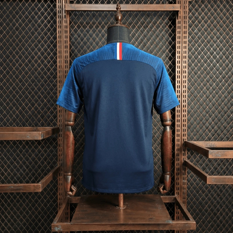 Retro France Home 2018 Season Football Jersey Sports Shirt