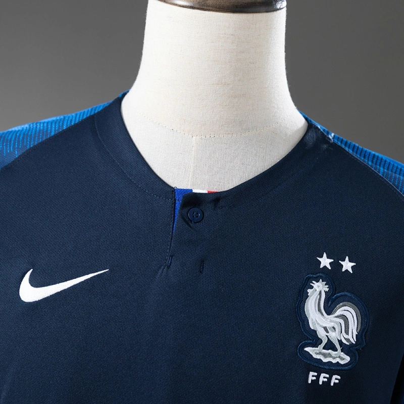 Retro France Home 2018 Season Football Jersey Sports Shirt