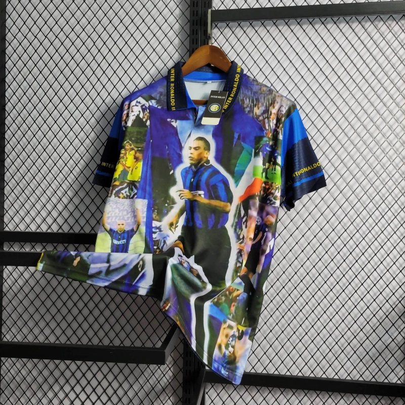 Retro Inter Milan 97/98 Ronaldo Shirt S-XXL