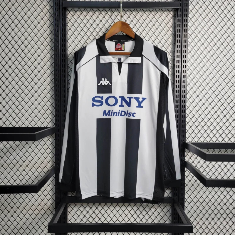 Retro Long Sleeve 1997/98 Juventus Home Size S-XXL