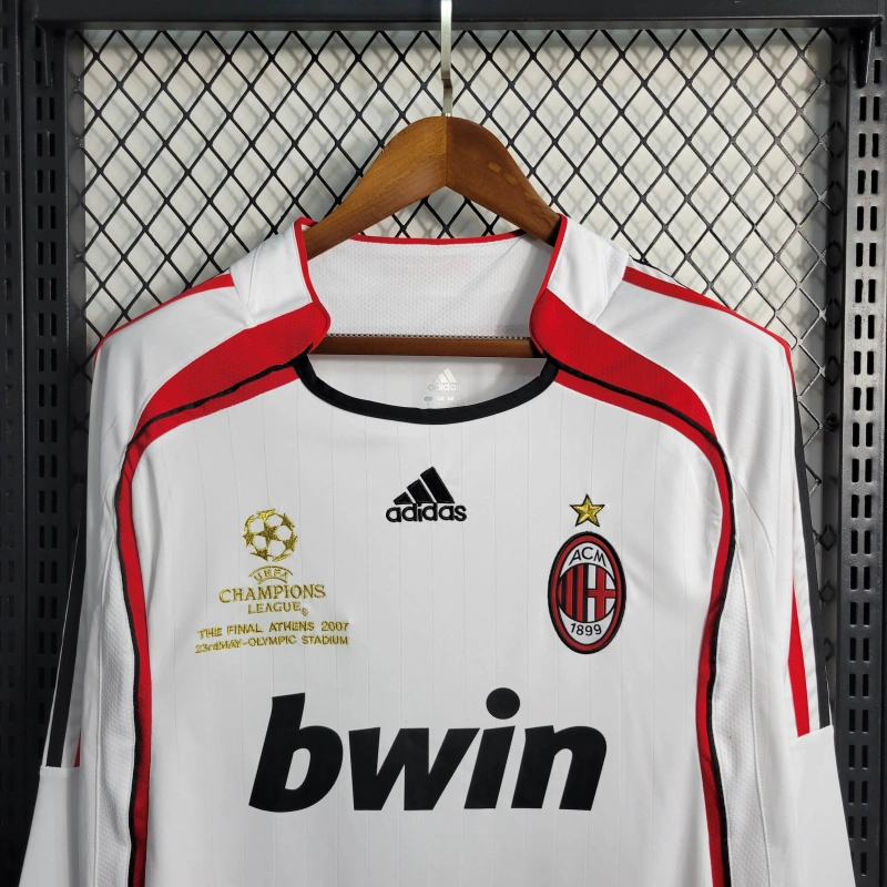 Retro Long Sleeve 2006/07 AC Milan Away Size S-XXL