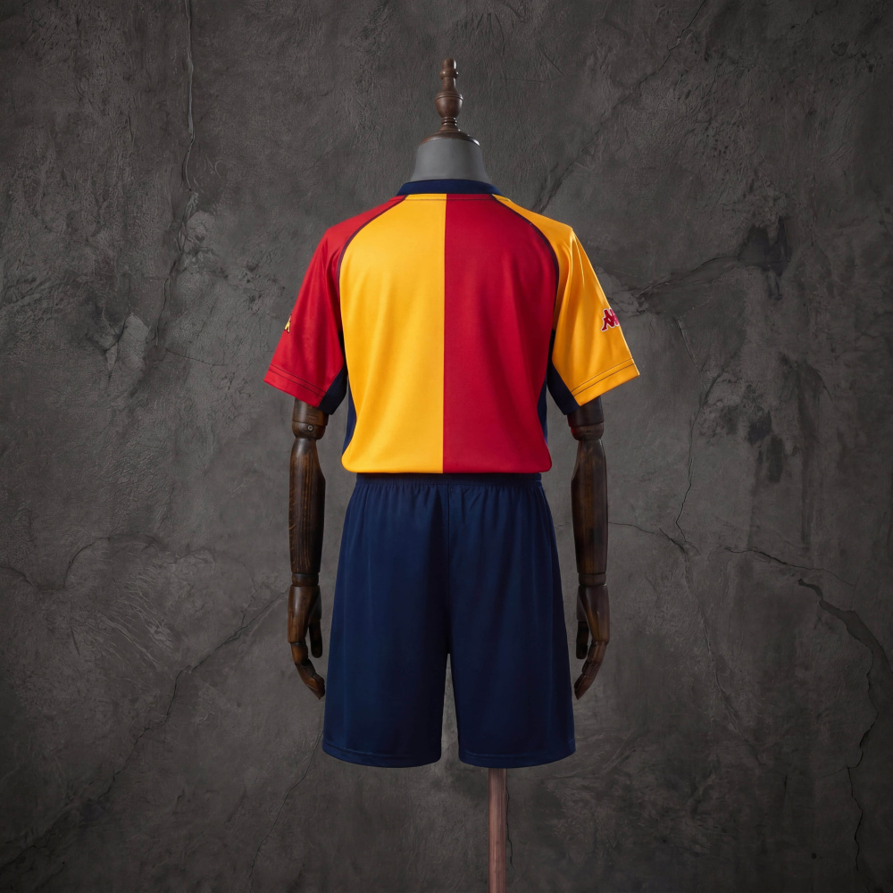Retro Kids Kit Roma 00-01 Champion Edition Jersey SIZE 16-28