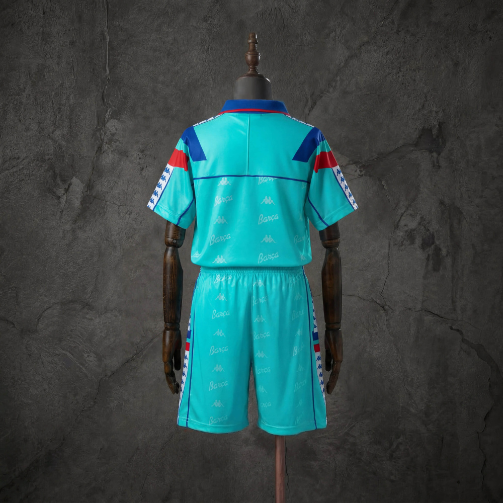 Retro Kids Kit Barcelona 92-95 Away Jersey Size 16-28