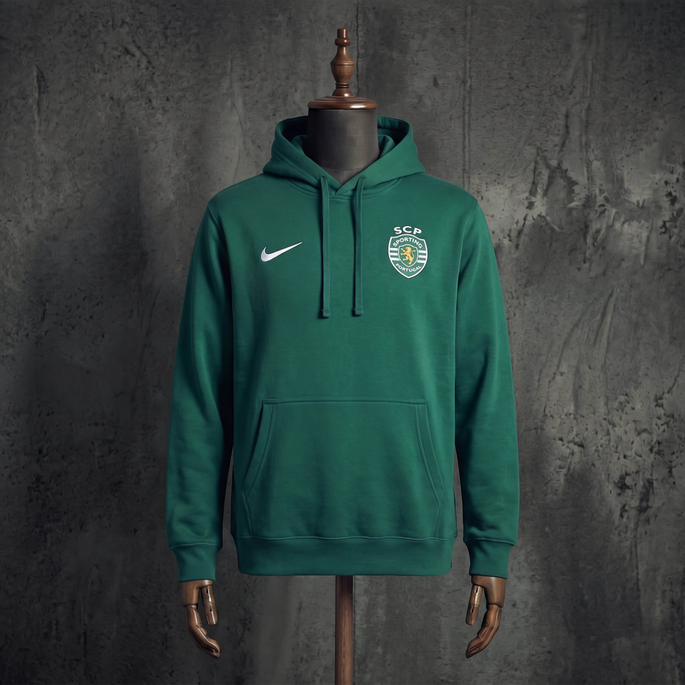 Sporting CP Green Nike Hoodie Sizes S-XXL