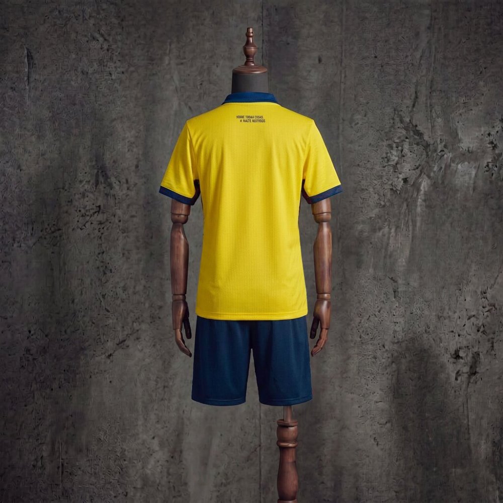 Kids kit Ecuador home FIFA World Cup 2026 jersey sizes 16-28