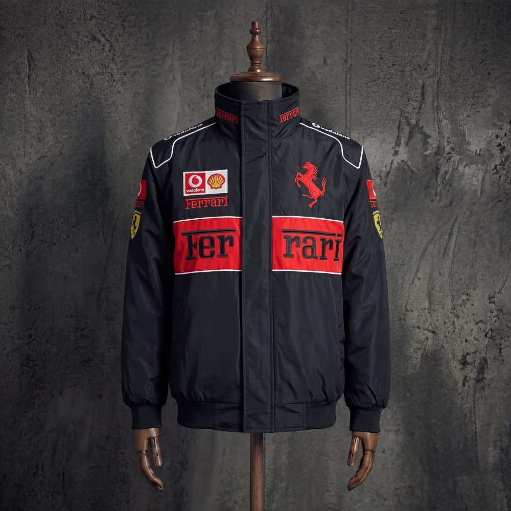 Ferrari Scuderia Vodafone Shell Vintage F1 Racing Jacket