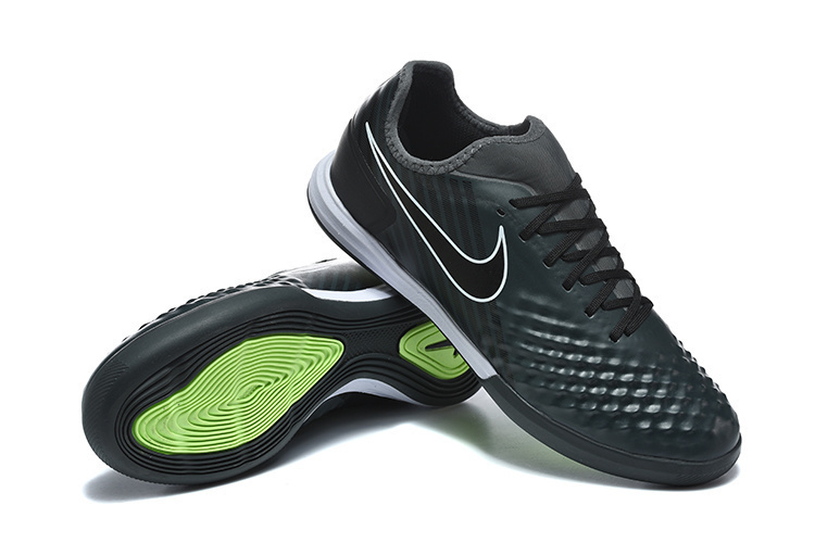 Nike Ghost II Indoor Flat Soccer Shoes with MD Sole and Long-Wave Sole