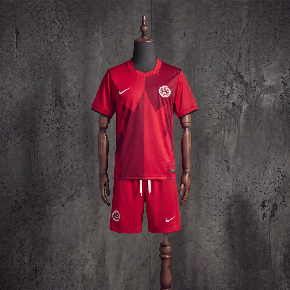 Kids Kit Canada Home FIFA World Cup 2026 Jersey SIZE 16-28