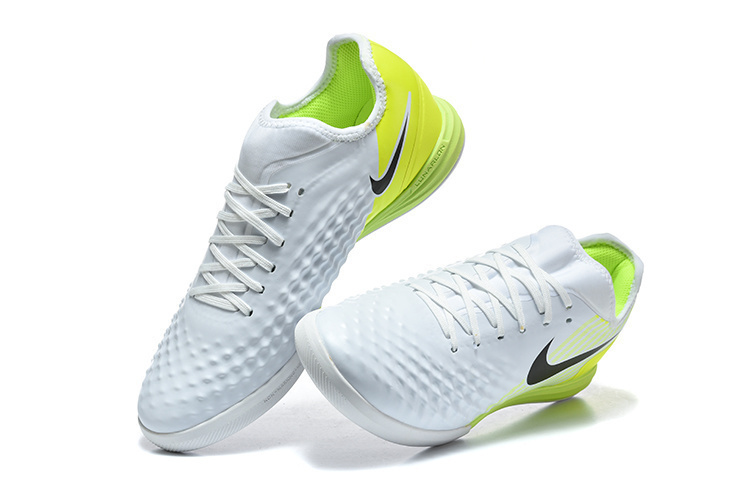 Nike Ghost II Indoor Flat Soccer Shoes with MD Sole and Long-Wave Sole