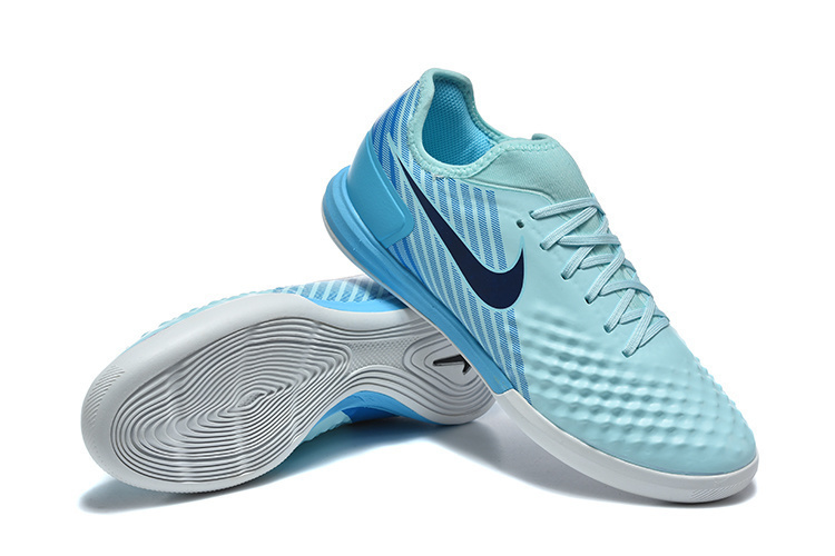 Nike Ghost II Indoor Flat Soccer Shoes with MD Sole and Long-Wave Sole