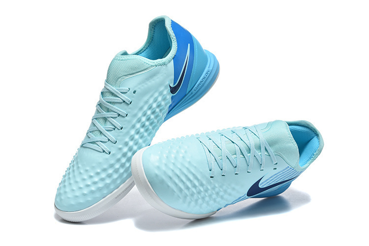 Nike Ghost II Indoor Flat Soccer Shoes with MD Sole and Long-Wave Sole