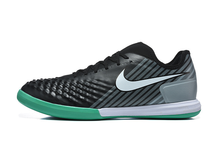 Nike Ghost II Indoor Flat Soccer Shoes with MD Sole and Long-Wave Sole