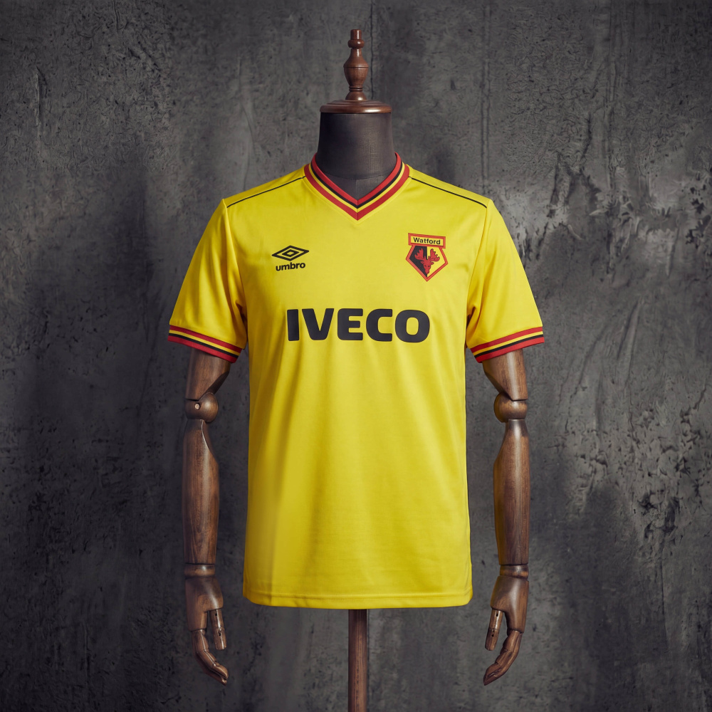 Retro Watford FC Home 198285 Jersey  Sizes S–XXL