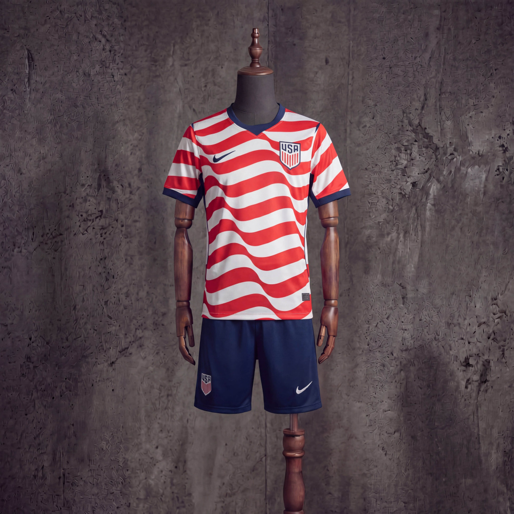 Kids Kit USA Home FIFA World Cup 2026 Jersey Sizes 16-28