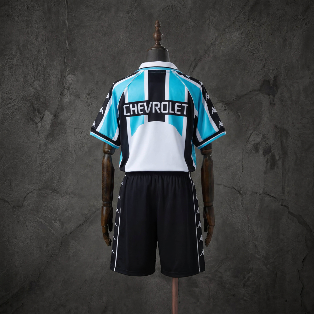 Retro Kids Kit Gremio 2000 Home Jersey Size 16-28