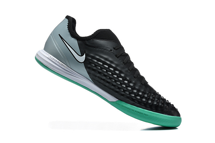 Nike Ghost II Indoor Flat Soccer Shoes with MD Sole and Long-Wave Sole