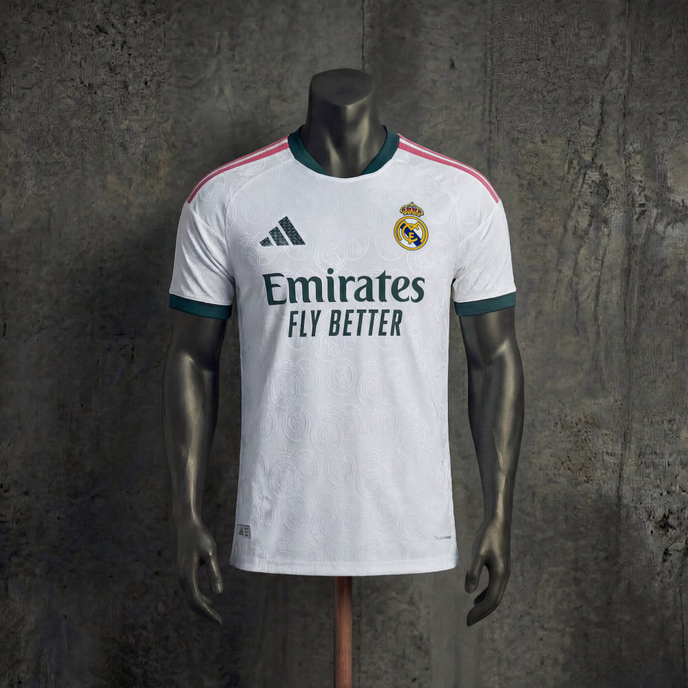Player Version Real Madrid 2026-27 Season White Jersey With Embossed Team Logo S-XXL
