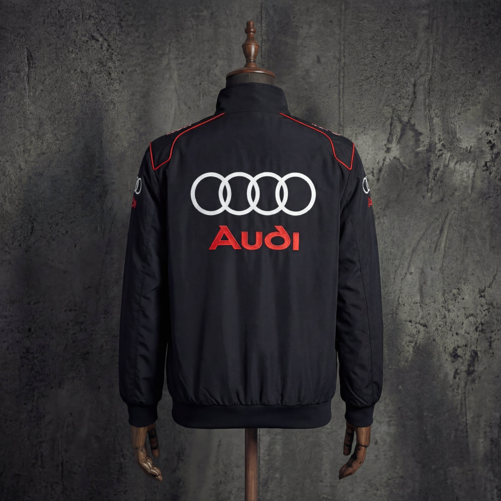 Audi Sport Vintage Racing Jacket Embroidered Bomber