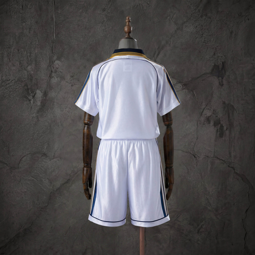 Retro Kids Kit Real Madrid 98-00 Home Jersey SIZE 16-28