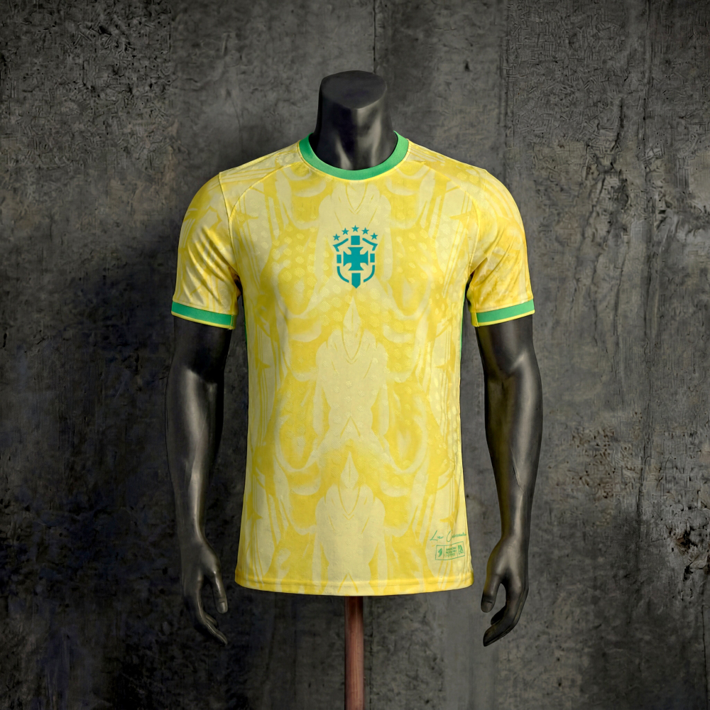 Player Brazil Commemorative Edition 2026 Jersey Sizes S-3XL