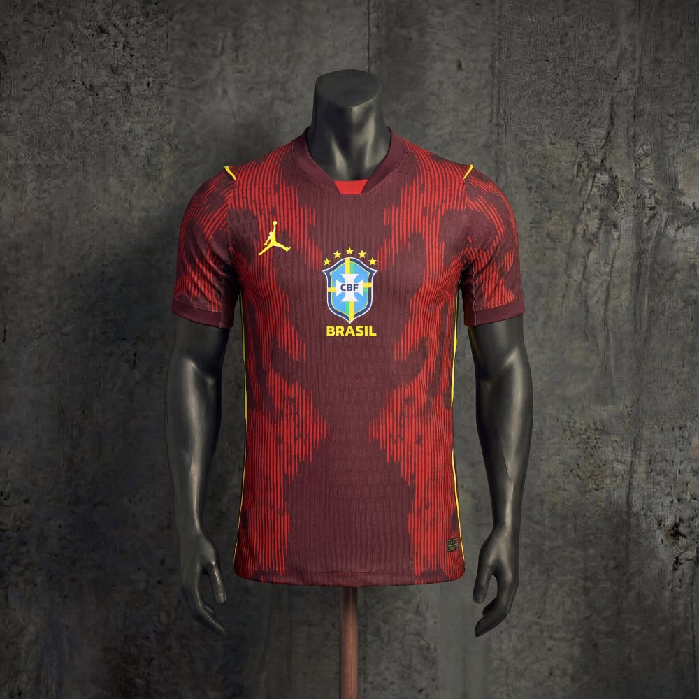 Player Brazil Goalkeeper 2026 Jersey Sizes S-XXL