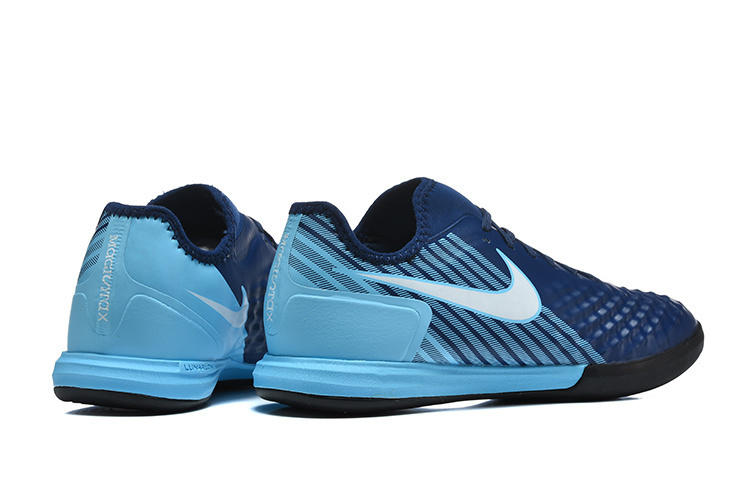 Nike Ghost II Indoor Flat Soccer Shoes with MD Sole and Long-Wave Sole