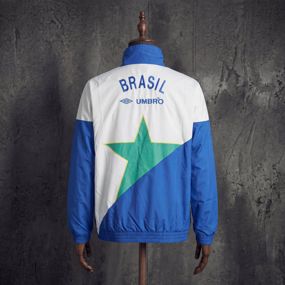 Retro Windbreaker Jacket Brazil 199394 Jersey Sizes S–XXL