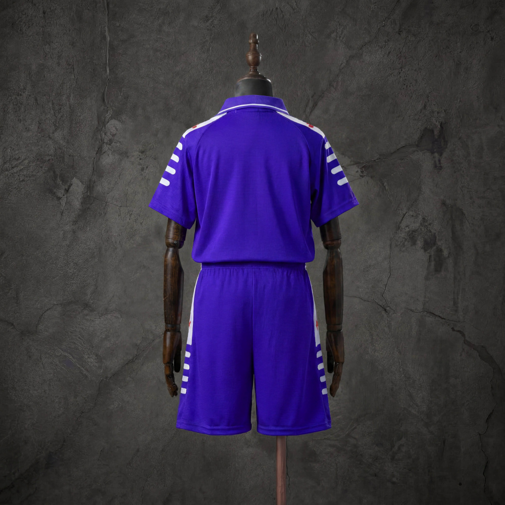 Retro Kids Kit Fiorentina 98-99 Home Jersey Size 16-28