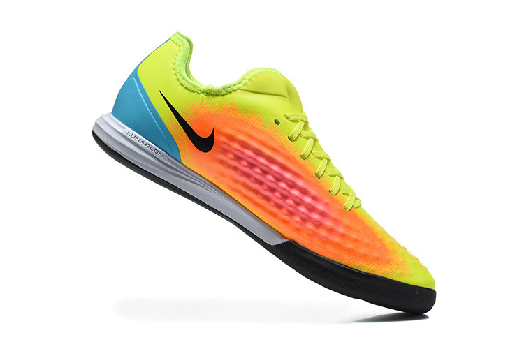 Nike Ghost II Indoor Flat Soccer Shoes with MD Sole and Long-Wave Sole