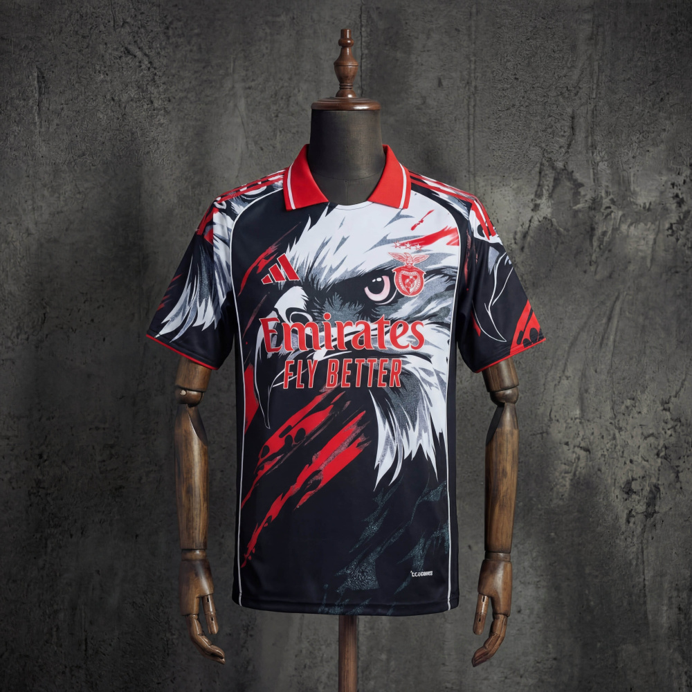 Benfica 2026/2027 Special Eagle Jersey - Black& White