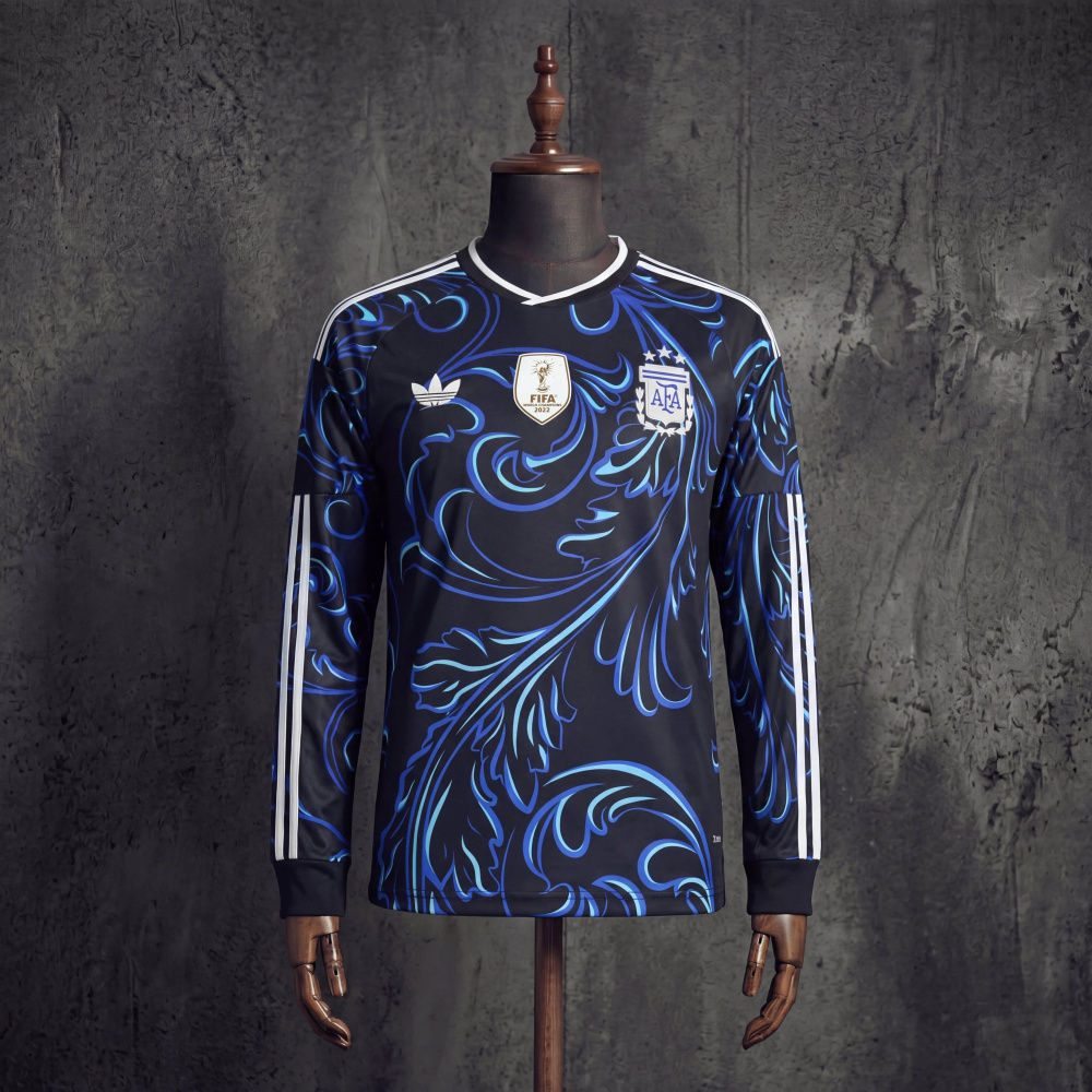 Argentina away FIFA World Cup 2026 jersey long sleeve sizes S-4XL