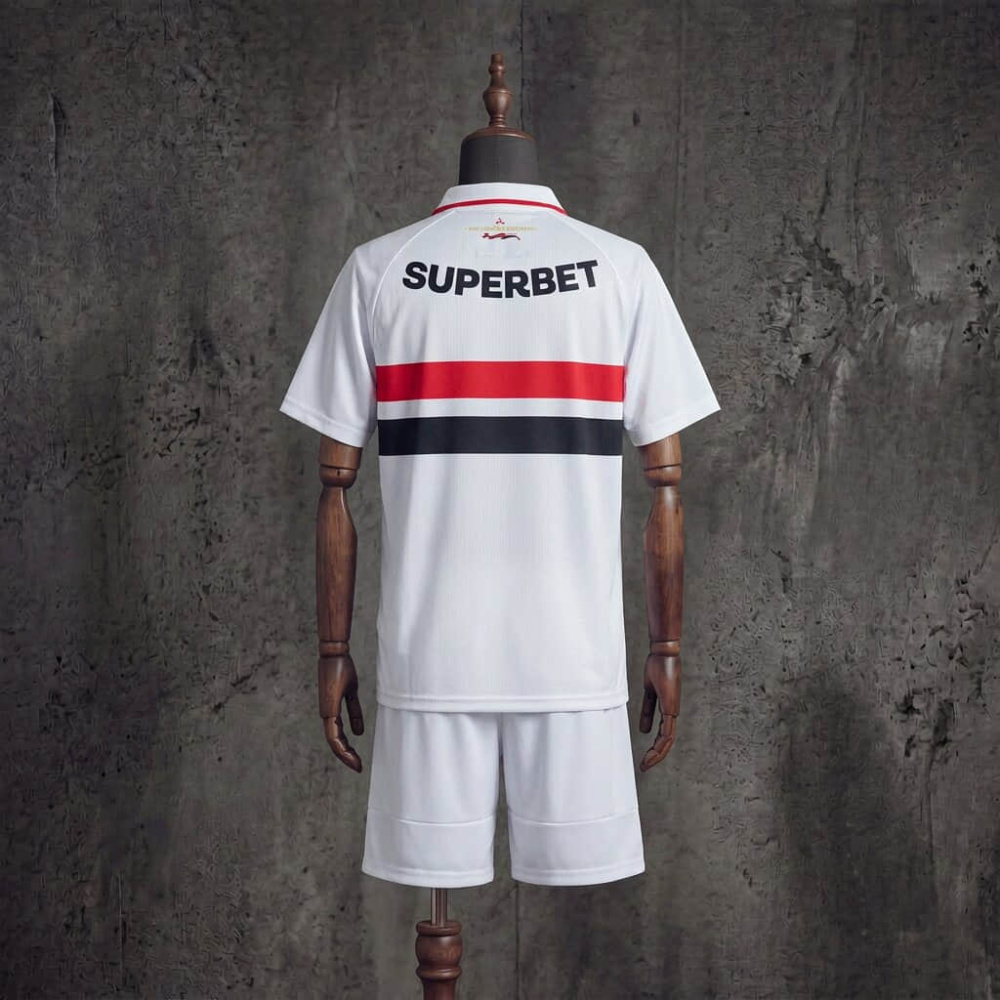 Kids Kit São Paulo Home Jersey 2026-2027 Sizes 16-28