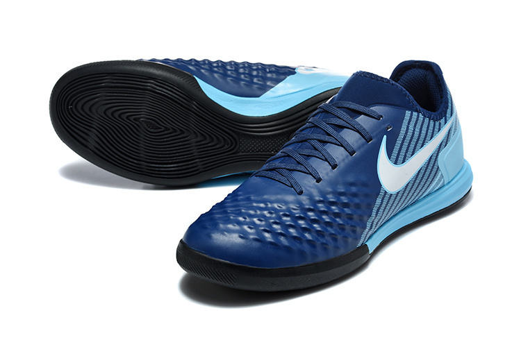 Nike Ghost II Indoor Flat Soccer Shoes with MD Sole and Long-Wave Sole