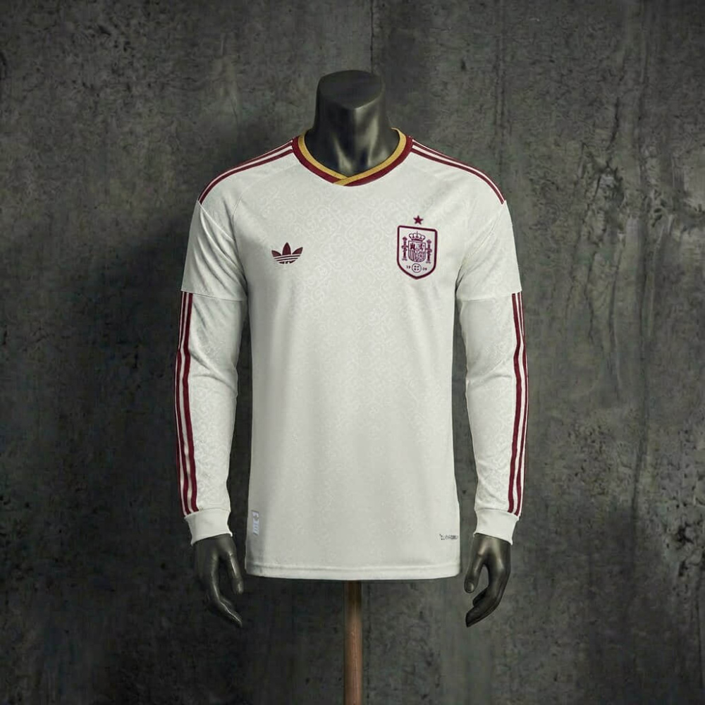 Player Spain Away FIFA World Cup 2026 Long Sleeve Jersey S-4XL